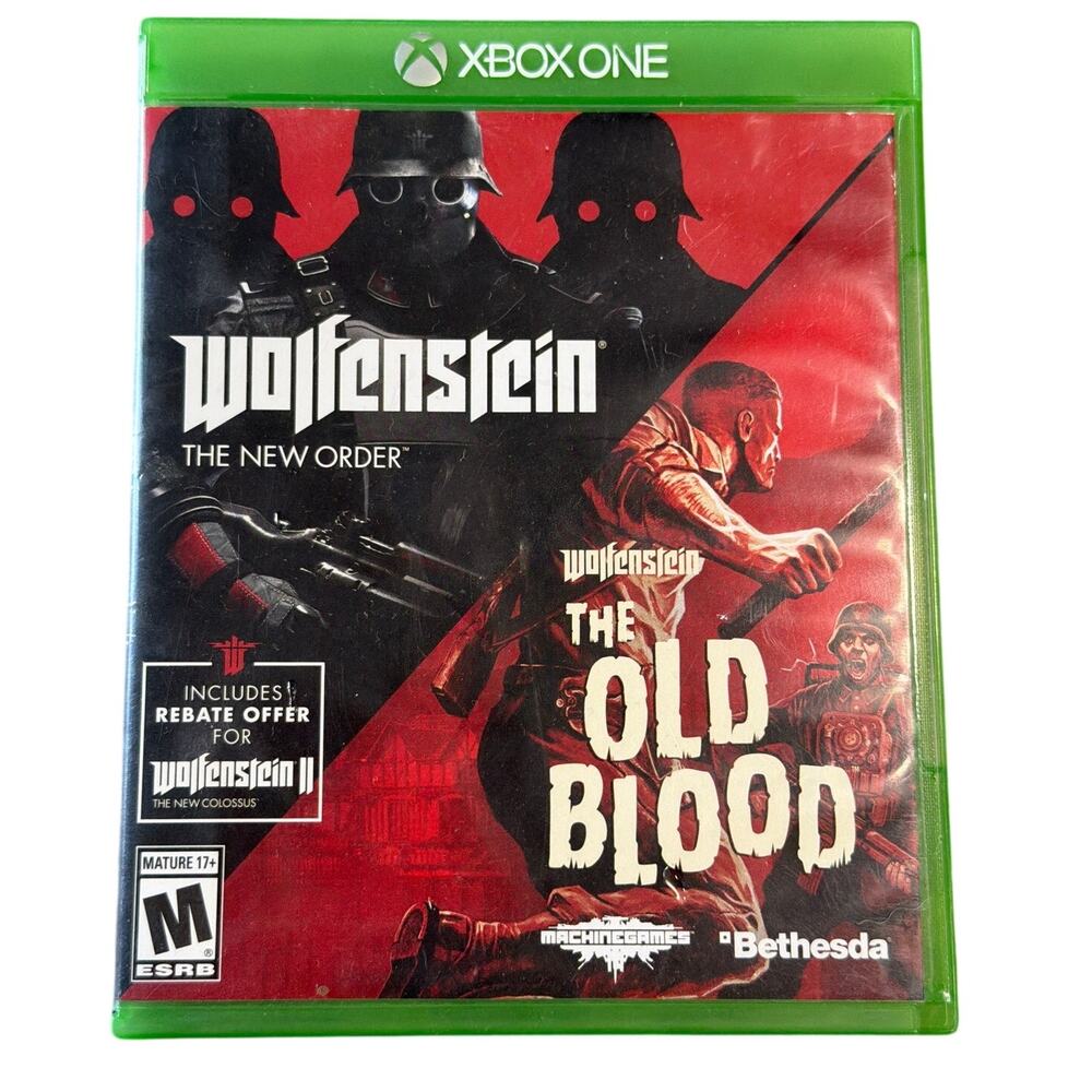 Wolfenstein: The New Order & The Old Blood Microsoft Xbox One 2017 video game